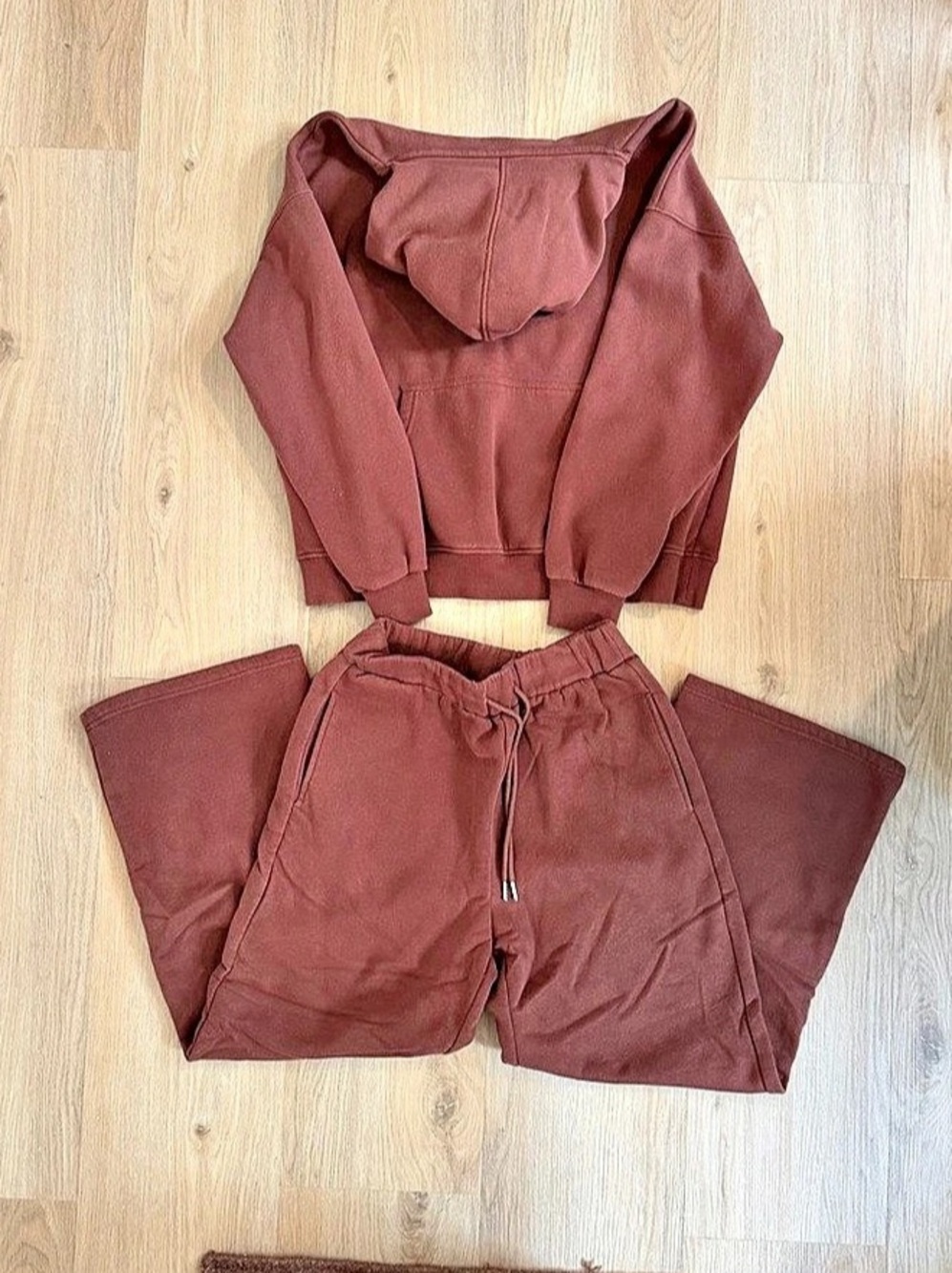 PrettyGarden Brown Two-Piece Set Size Medium Like New